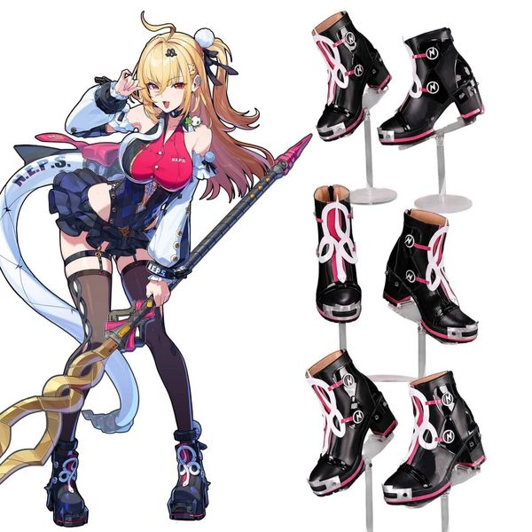 Zenless Zone Zero Cosplay Game Shoe Accessories Props Anime ZZZ Cissia Woman Costume Matching Shoes