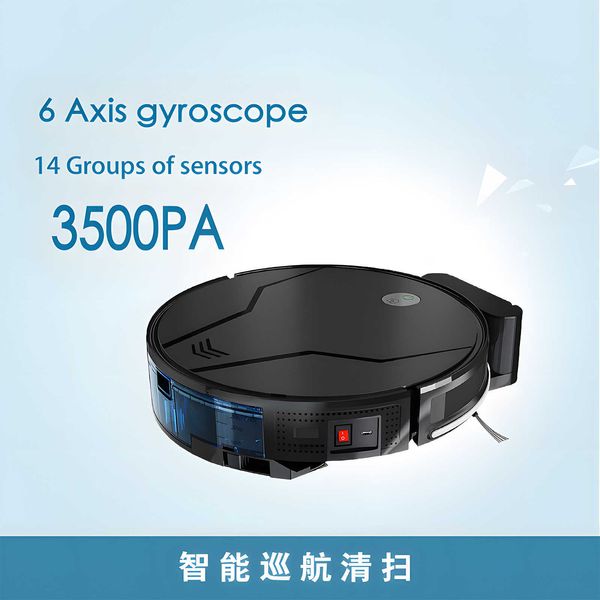 Robot Vacuum Cleaner Home Appliance Automatic Charging Sweeping and Mopping Integrated Smart Vacuum Cleaner 110v Small Home Appliance T260715