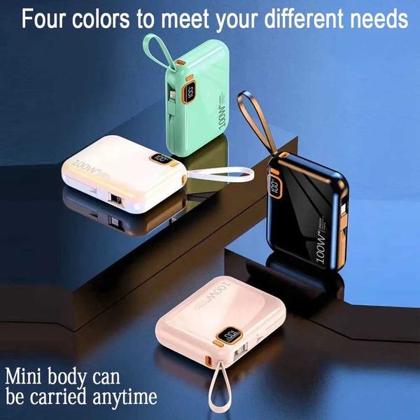 Bank Mini Comes Power With Fast Charging Cable Two-Way Portable External Battery Charger For iphone C260716 M260803