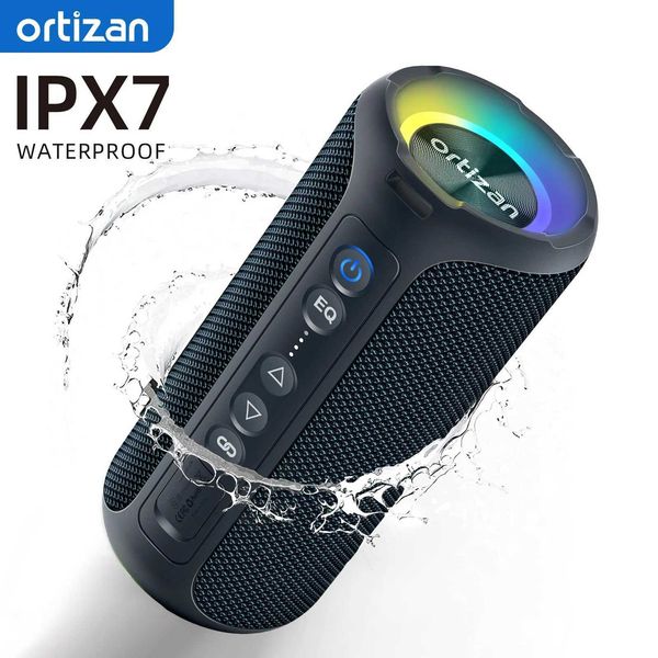 Ortizan Bluetooth Speakers 40W Enhanced Bass Portable Outdoor Wireless Speaker 30Hrs IP7 Waterproof Shower Speaker Bluetooth 53Z260717