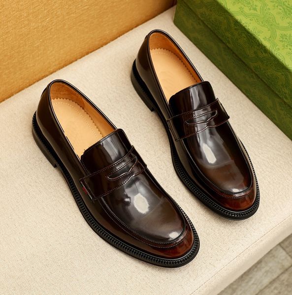 Luxury Dress Shoes Designer New Men's Cap Toe Oxford Shoes Black Leather Formal Dress Shoes Lace-Up Business Office Shoes for Wedding Work Shoes