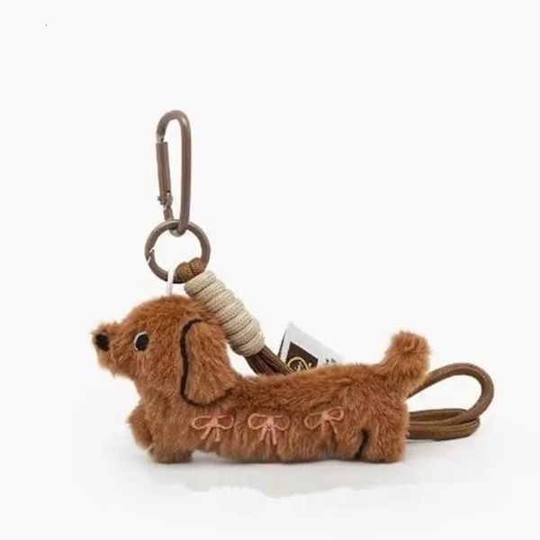 Sweet Cartoon Animal Dachshund Keychains Pendants Dog Accessories Clothing Bags Dolls Small Gifts 260717BJ