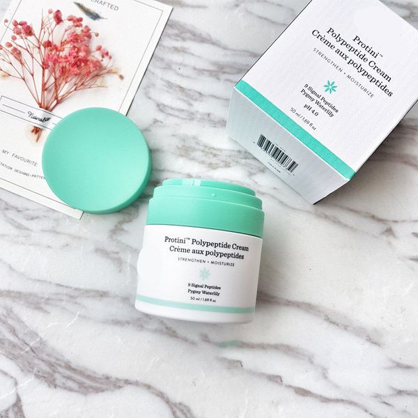 50ml Round White Facial Cream Jar Matte Mint Green Screw Lid Smooth Rich Cream Texture Daily Hydrating Firming Face Moisturizer Complete Matching All Day Skin