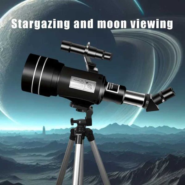 30070 All-Black Astronomical Telescope 15-150x Zoom Telescope Suitable for Stargazing and Moon Viewing Z260718
