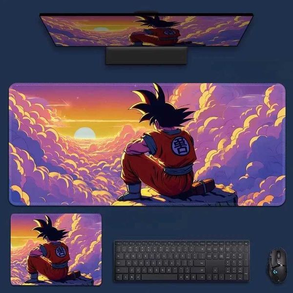 Leather Mouse Pad Oversized Dragon Ball Computer Keyboard Pad Son Goku Animation Non-slip Pad Game E-sports Special Table MatZ260720