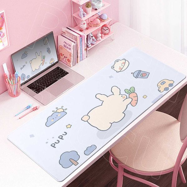 Large Size Kawaii Dog Rabbit Non-Slip Base Rubber Mousepad Gaming Mouse Pad Washable Precise And Smooth E-sports Games PC CarpetZ260720