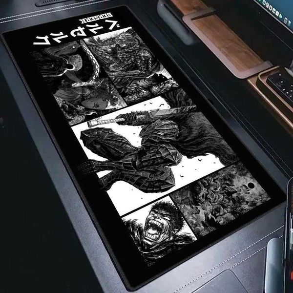 Big Mouse Pad Anime Berserk Gamer Keyboard Mausepad Large Rubber Gaming Mat Guts sword in berserk Mousepad Pc Desk Girl CabinetZ260720