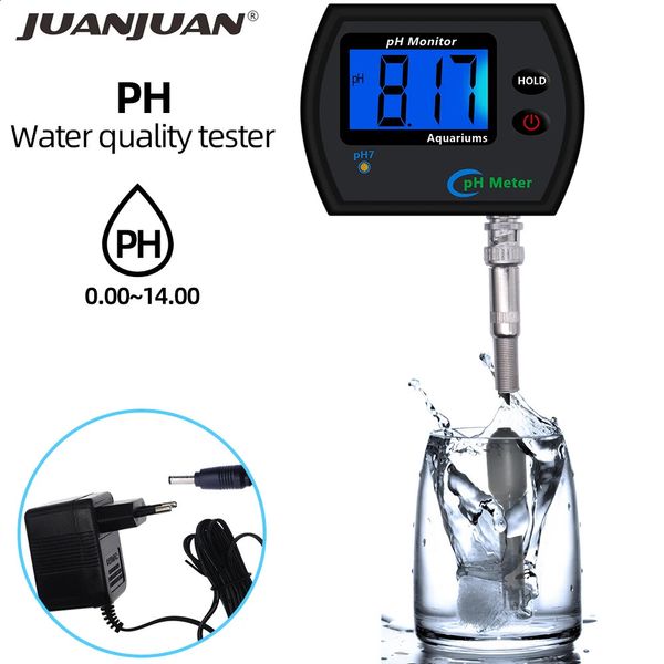 PH Meter Water Quality Monitor Online for Aquarium Multi-parameter Acidometer USEU plug 260722