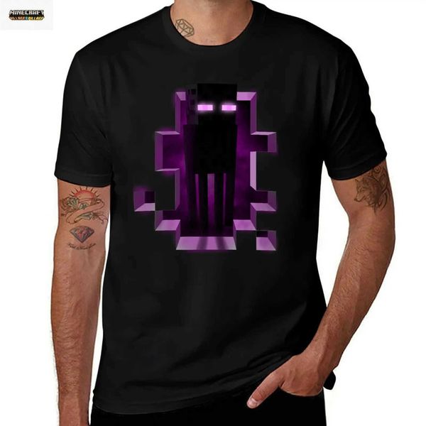 Step Up Your Style with a Vintage Enderman Graphic Tee for Men!