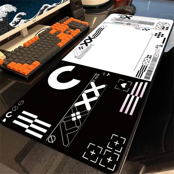 XXL Mouse Large Mousepad Keyboard Pad CS GO Print Stream Design Counter Strike Gaming Anime Girl Gamer Kawaii Desk Mat Pink 26Y0724