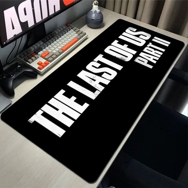 Ergonomic Mouse Pads & Wrist Rest Cushions The Last Of US Gaming Mouse Pad Deskmat Anime Pc Accessories Mousepad Xxl Mat Gamer Large Desktop Oversized Extende 3O