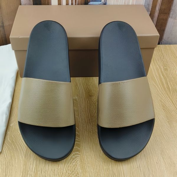 New slippers designer shoes classic fashionable vintage summer beach comfortable waterproof genuine leather