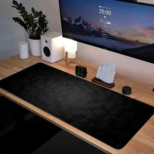 Ergonomic Mouse Pads & Wrist Rest Cushions Block Art Mouse Pad XXL Computer Accessories Office Game Table Mats Rubber Oversized Extended Full Desk Gaming Anti 31