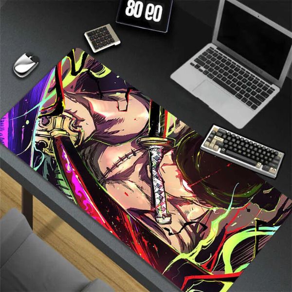 Ergonomic Mouse Pads & Wrist Rest Cushions Mouse Laptop Gaming Accessories Keyboard Pad One Piece Zoro Gamer Oversized Extended Full Desk Gaming Extended Desk 31