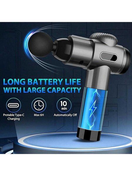 Massage Gun Deep Tissue Massager For Athletes With 10 Electric Muscle Percussion Any Pain Relief Relax Gifts WomenMen H2607271