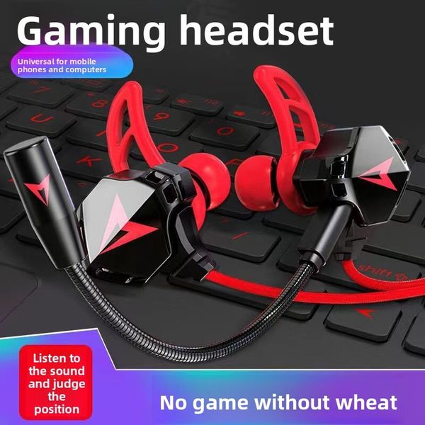 New Cross Border Model PUBG Gaming In Ear Wired With Mic Deep Bass Computer Headset