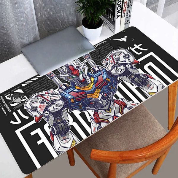 Ergonomic Mouse Pads Oversized Extended Full Desk Gaming & Wrist Rest Cushions Warrior Mechanical Gundam Aerial Mouse Pad Gamer Large Computer Notebook Pc Mou 3Z