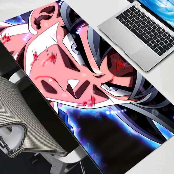 Ergonomic Mouse Pads & Wrist Rest Cushions Goku Black Dragon Ball Z Mouse Pad Gamer PC Computer Large XXL Desk Mat Keyboard Anime Gaming Accessories Mousepad 3Z