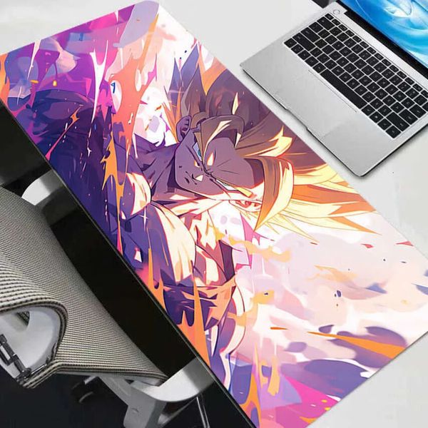 Ergonomic Mouse Pads & Wrist Rest Cushions Dragon Gohan Ball Z Oversized Extended Full Desk Gaming Mouse Pad Large Gamer Gaming Accessories Speed Keyboard Rub 3Z
