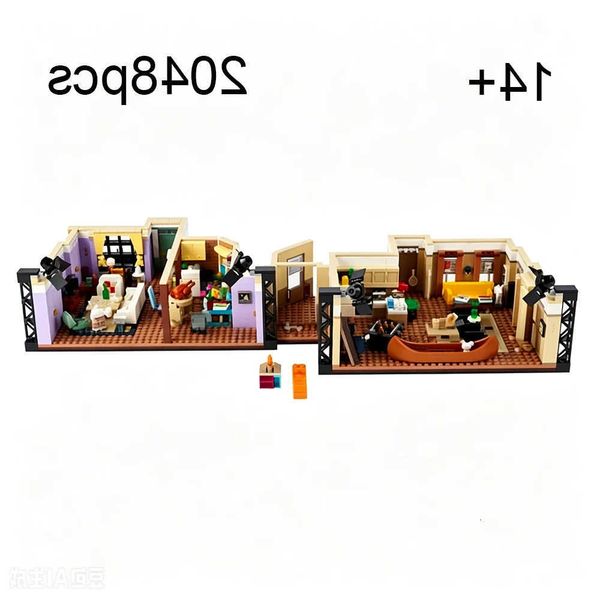 creative Popular toys series apartment model building blocks of various types childrens educational assembly J260728
