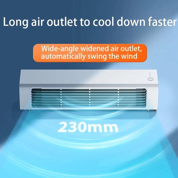 Bladeless Tower Fan Wall Mount Silent Cooling Fan 3 Modes 325mm