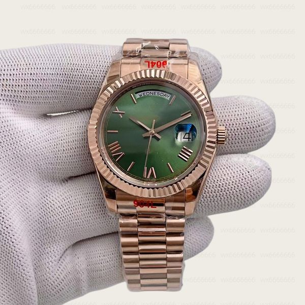 

2026 New Version super u1 Mens Watch Designer Sapphire Crystal President Stainless Steel Waterproof Men Watches Automatic Mechanical Male Wristwatch Green dial