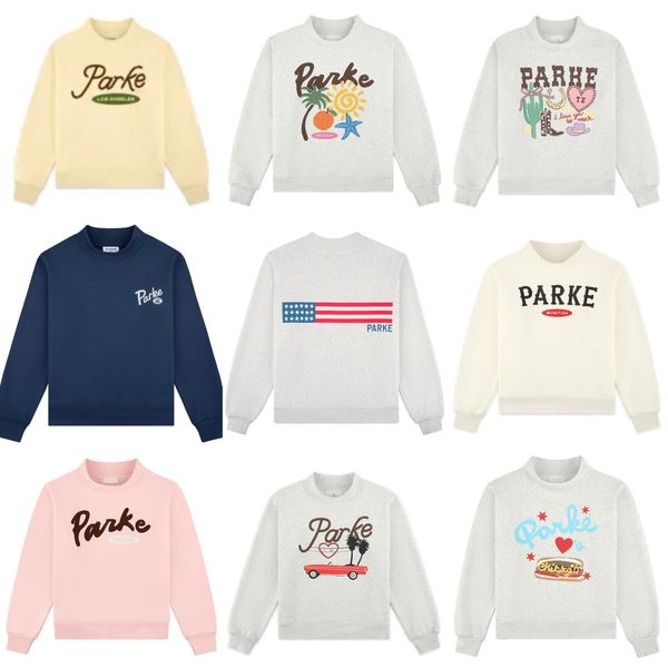 

Parke Sweatshirt Womens High Quality Luxury Designer Parke Mockneck Casual Hoodie Sport Fitness Letter Embroidery Parke Crewneck Pullover Hooded Sweater Tops tn, Multi