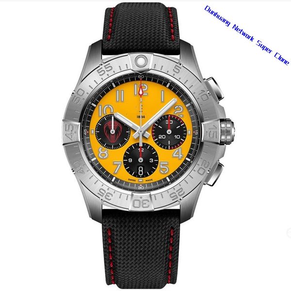 

Luxury and high-quality men's watch with super cloned stainless steel case, waterproof and luminous formal watch, classic 6-pin hot selling, Yellow