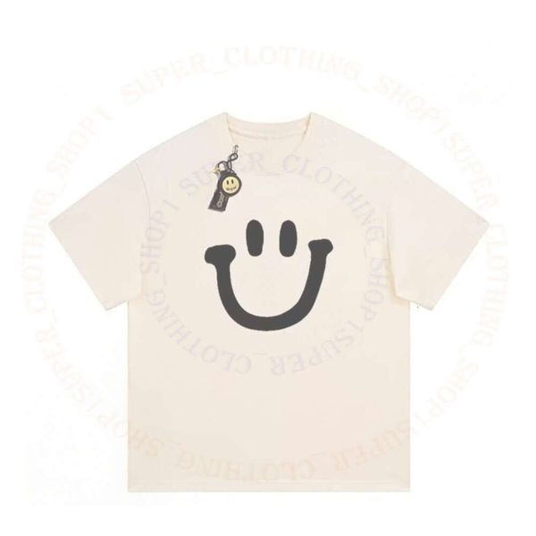 Smiley Face Graphic Tee for Summer