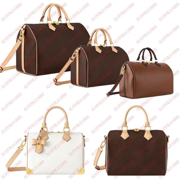 

Bestseller Fashion Ladies Luxury Mirror Quality Designer Bag Print Boston Bags Handbag Totes Crossbody Vacation Outdoors Shoulder Bag M46980 N40575 Size 25,30,35CM, White print - 25cm