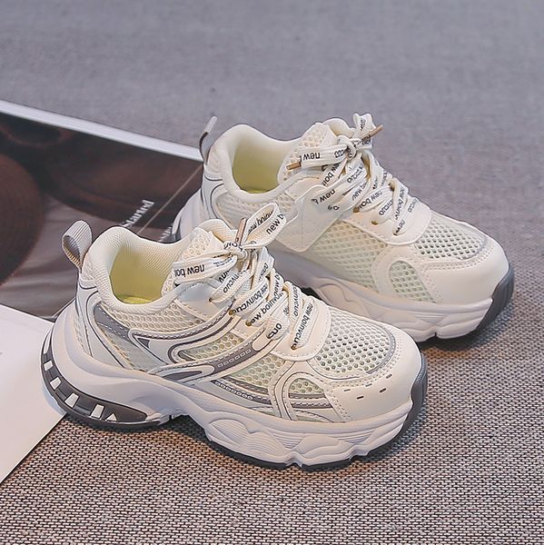 

Toddler to Teen Unisex Mesh Sneakers Kids Breathable Lightweight Walking Shoes for School Outdoortoddler to big kids Free shipping, Yellow
