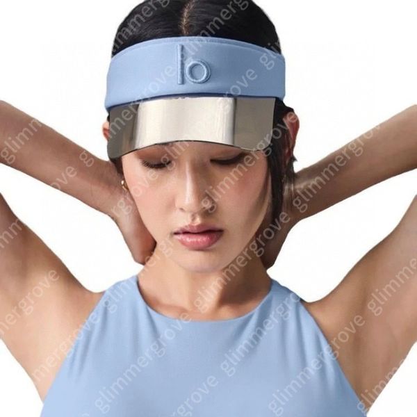 

Designer Sun Visors Hat New Wide Brim Hats for Men Women Men's Baseball Cap Luxury Open Top Visor Cap Sports Yoga Style Anti-UV Bucket Hats High Quality, Cream