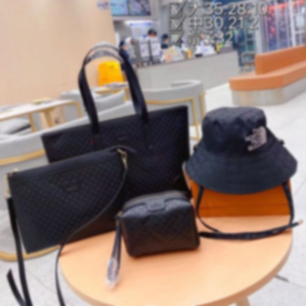 

Four-piece set Designer Travel Duffle Bag for Men and Women,PU Leather Luggage Bag Weekender Overnight Bag,Large Crossbody Tote,Carry-On Luggage, Color#11
