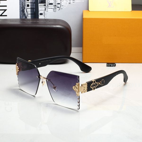 

2026 New Designer Sunglasses, Women's Sunglasses. Classic style, frameless, new anti-radiation sunglasses, polarized lenses, suitable for both men and women CS01