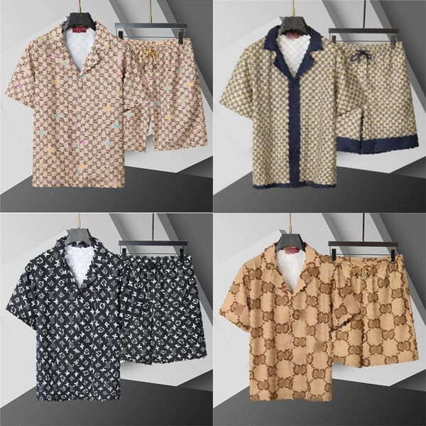 

Luxury Men's Casual Short-Sleeve Suit, Designer Clothing, Women's Casual Pajamas, Jacquard Fashion Suit CS001, D5501