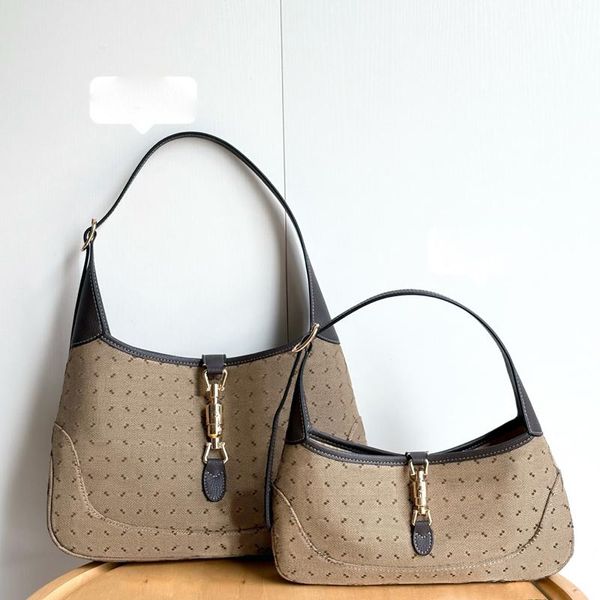 

Luxury jackie bag designer bsgs 1961 chain for womens armpit shoulder handbag canvas real leather mini hobo letter crossbody wallet 1962 exotic messenger sac purse, A21/20cm