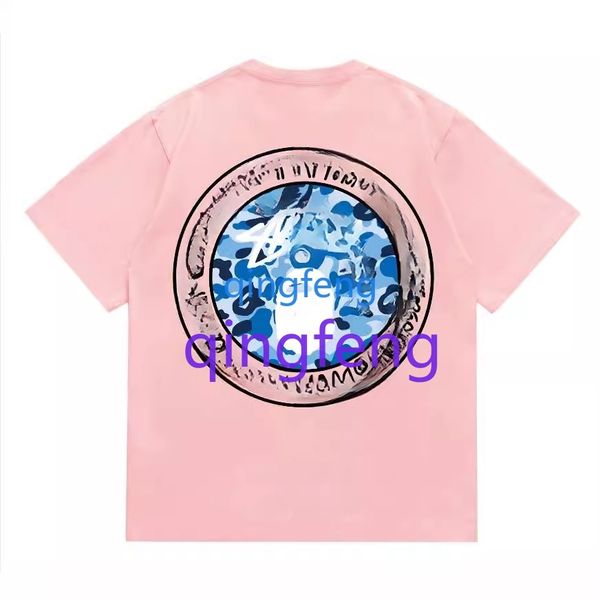 

2026 New T-shirt Fashion Men's Casual Top Loose Short Sleeve Letter Printed Short Sleeve Graffiti Pattern T-shirt Sports Short Sleeve Printed Half Sleeve S-2XL, Ivory