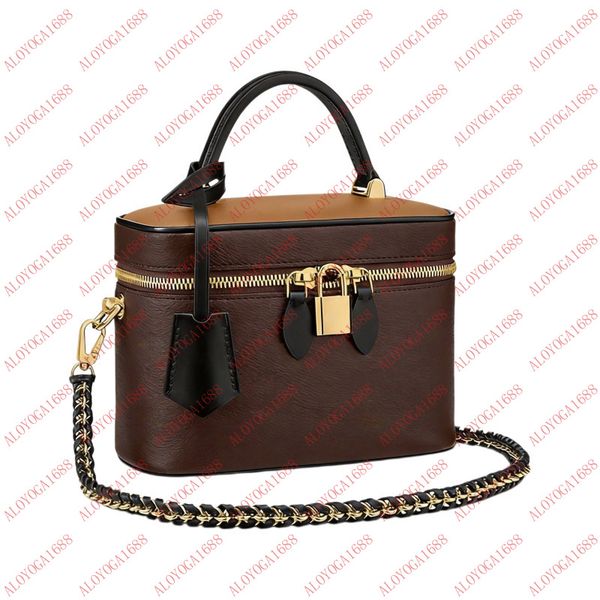 

Designer Bags For Women Fashion Trends Top Mirror Quality Vanity Chain Pouch Bag Cosmetic Bag Shoulder Bag Ladies Luxury Crossbody Vacation Travel Bag M47125 M47128