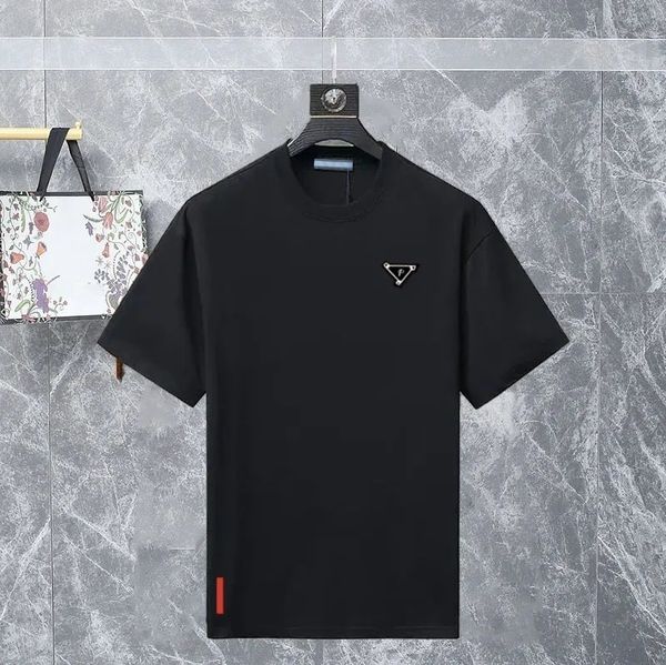 

designer shirt t shirt mens designer clothes shirt Black White Khaki 100% Cotton clothes men designer graphic tee summer casual short sleeve Breathable Asian size, A5