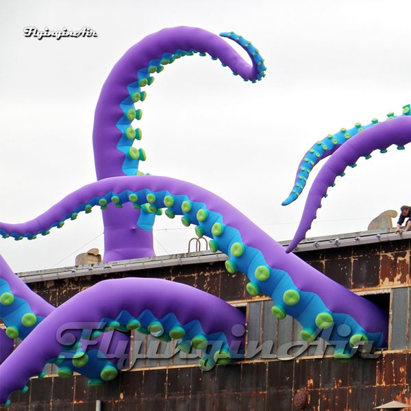 Customized Giant Inflatable Octopus Tentacle Sucker-bearing Arm Squid Claw For Sea Theme Party Decoration