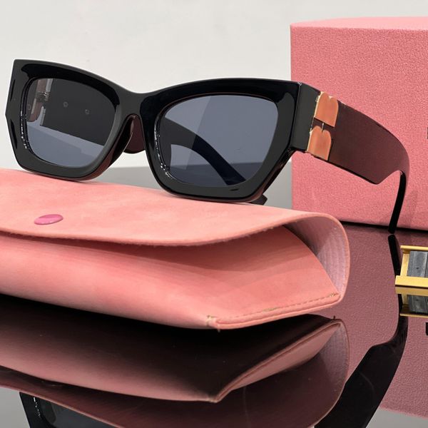 

Womens Sunglasses Designer Sunglasses for Women Hollow Letter Eyeglasses Retro Cat Eye Full Frame Luxury Sun glass Summer Casual Vintage Goggle Adumbral