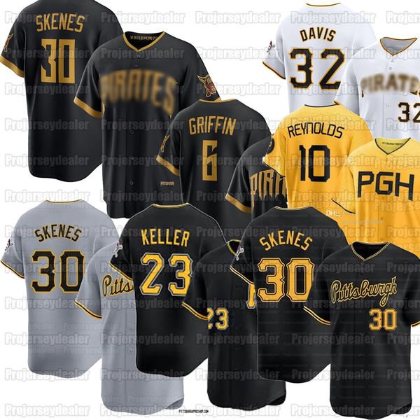Paul Skenes 2026 City Connect Pirates Jerseys Konnor Griffin Henry Davis Bryan Reynolds Oneil Cruz Mitch Keller Jason Bay Jose Urquidy Brandon Lowe Marcell Ozuna
