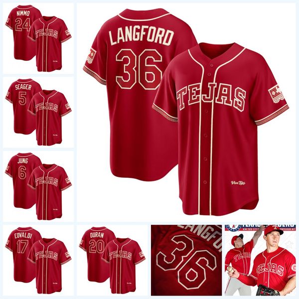 TexasRangers 2026 Tejas City Connect Gothic Baseball Jersey Corey Seager Evan Carter Wyatt Langford Josh Smith Josh Jung Andrew McCutchen Nimmo Eovaldi Custom