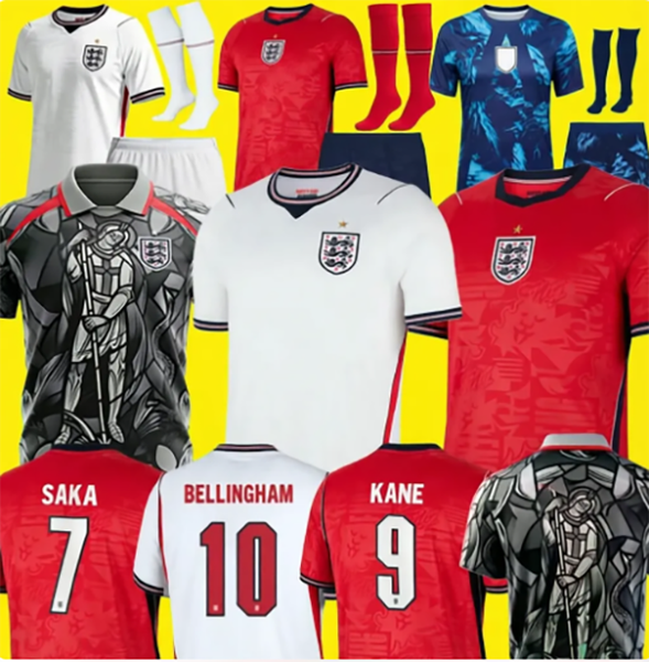 

England football shirt kit 26 27 World Cup 2026 Soccer Jersey Palace KANE BELLINGHAM RASHFORD SAKA PALMER RICE FODEN kids Women Goalkeeper football, Grey