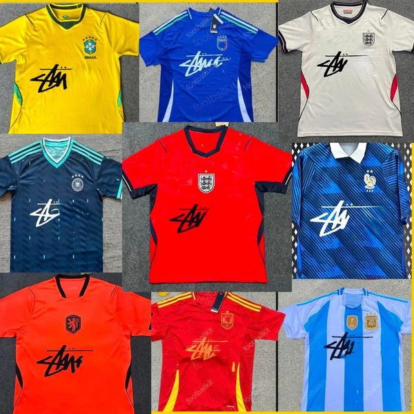 

2026 World Cup England kit Argentina Brazil Portugal Mexico Germanys Italy Franc Spain Netherlands Japan Retro Special concept pecial adult football Shirt, A2