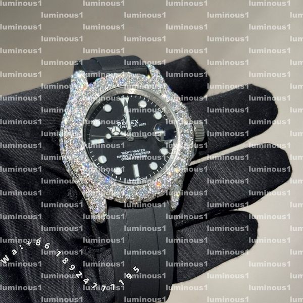 diamond watch designer luxury mens moissanite watch mossanite watch iced out watch women watches men diamond montre watch watches men moissanite Montre de luxe li16