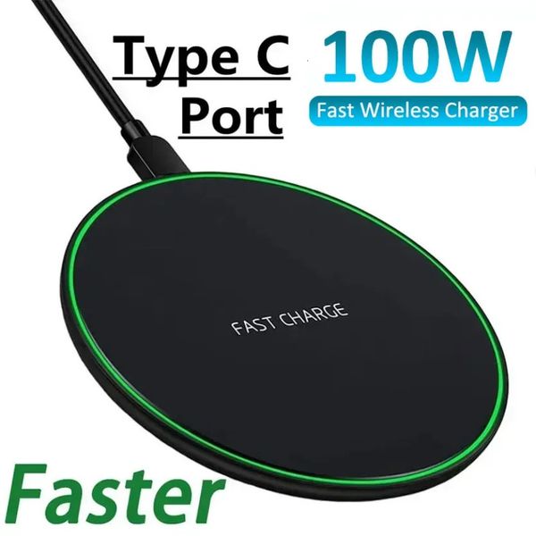 100W Wireless Charger Pad For iPhone 17-12 Pro XS Max Induction Fast Wireless Charging Station For 260410