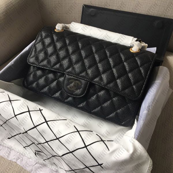 

Designer Handbag Top Quality Classic Quilted Shoulder Bag Gold Silver Chain bag Calfskin Crossbody Bags Purse Multiple Colors Available Fashion Handbag, 22-boys-gold chain