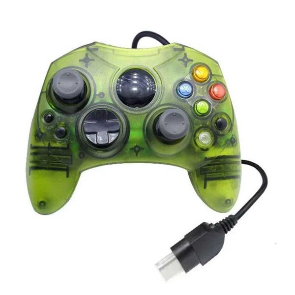 Wired Gamepad Controller X260414, Green Lime Joystick with D-Pad, Vibration Rumble for Xbox and Wii Classic Gaming