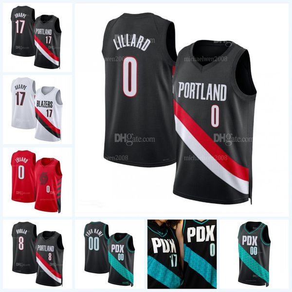 PortlandTrail Blazers 2026 City Basketball Jersey Damian Lillard Deni Avdija Scoot Henderson Shaedon Sharpe Toumani Camara Donovan Clingan Sidy Cissoko Youth